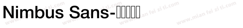 Nimbus Sans字体转换